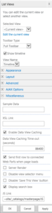 ListViewSettings 74x300 - One JSLink to make Web Parts more user friendly