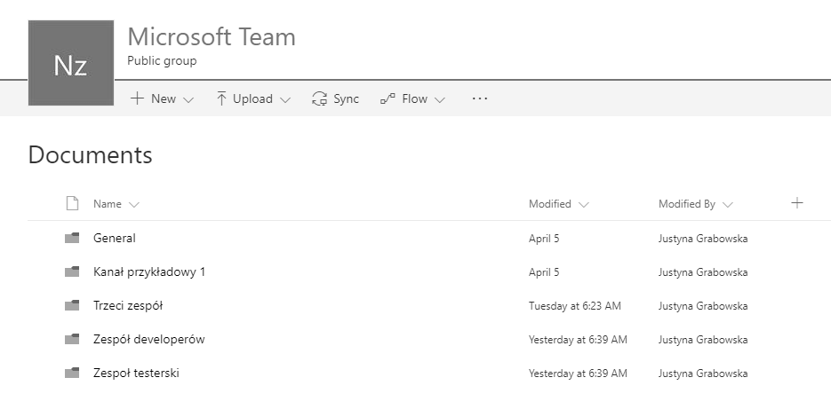  Microsoft Teams_przechowywanie stworzonych plików