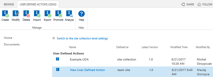 Nintex Workflow User Defined Actions - blogersii