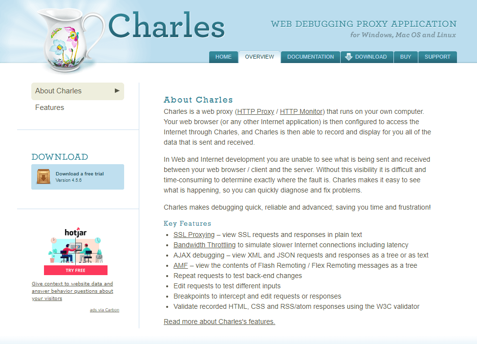 strona główna Charles Proxy