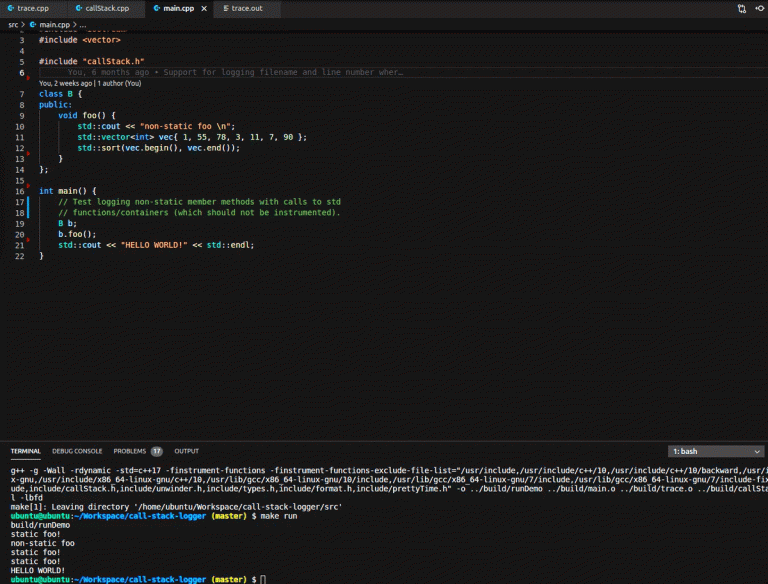 Call Stack Logger – Function instrumentation as a way to trace program ...