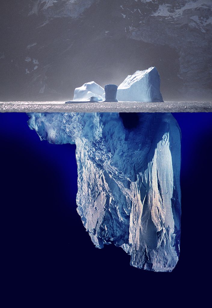 Góra lodowa jako metafora pracy w Customer eXperience