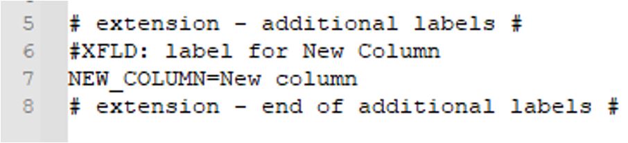 Fragment kodu w pliku i18n odpowiedzialny za tłumaczenie tekstu nowej kolumny