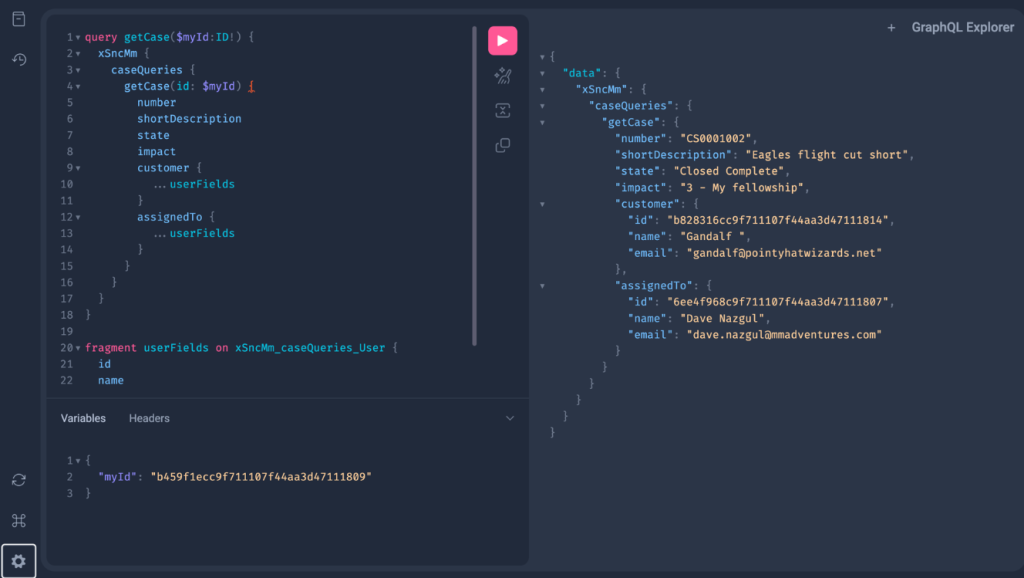 GraphQL Explorer