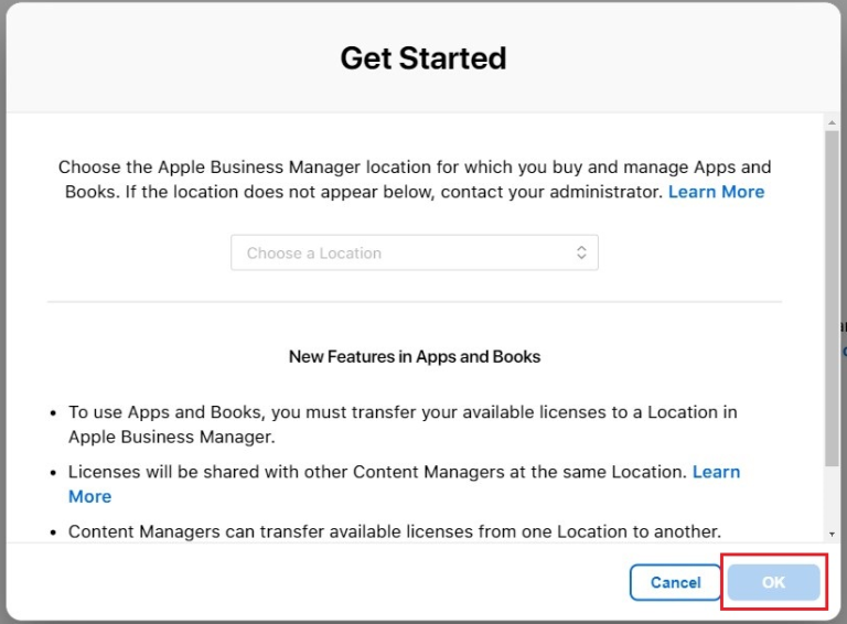 Configuring the Apple Business Manager (ABM) servic