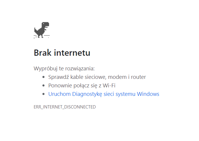 Komunikat pakietu Office pojawiający się gdy wystąpił problem z uruchomieniem programu. Komunikat zapewnia dodatkowe instrukcje jak naprawić problem oraz link do dodatkowej pomocy w trybie online