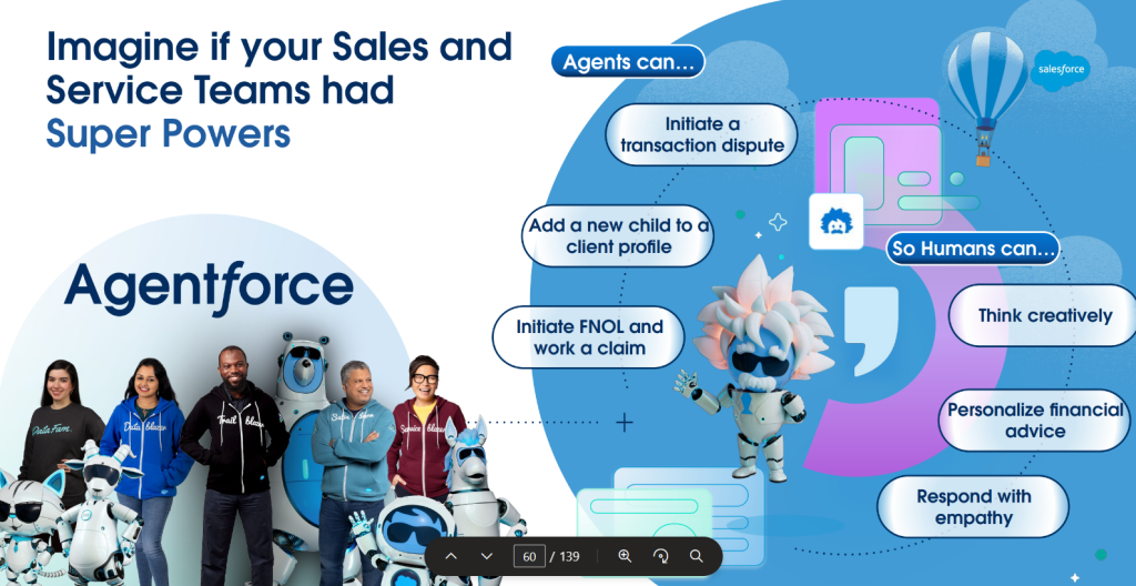 Generative agents are changing the way bank customers are served and are also able to improve the onboarding process (source: Salesforce)