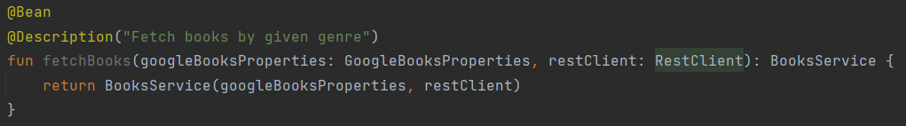 "fetchBooks" function 