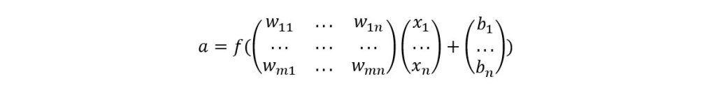 Pojedynczą warstwę wielowarstwowego perceptronu (MLP)