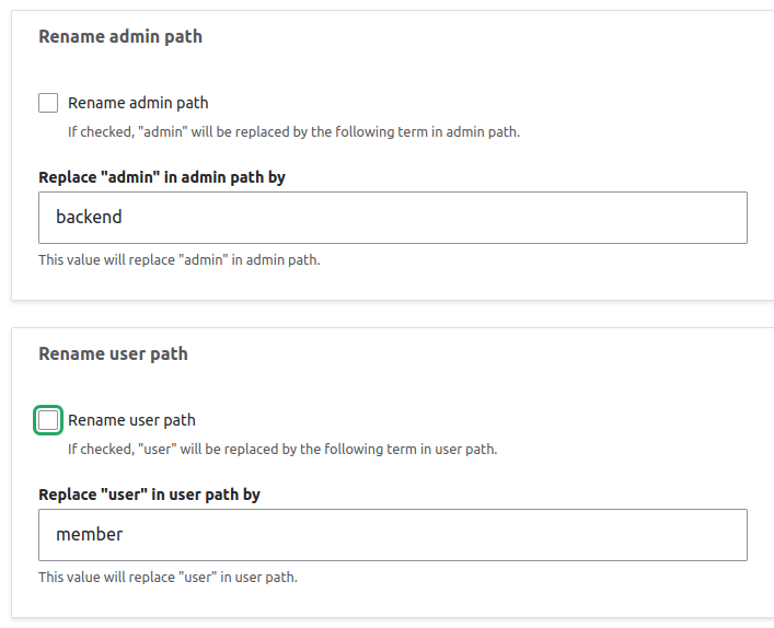 rename admin path