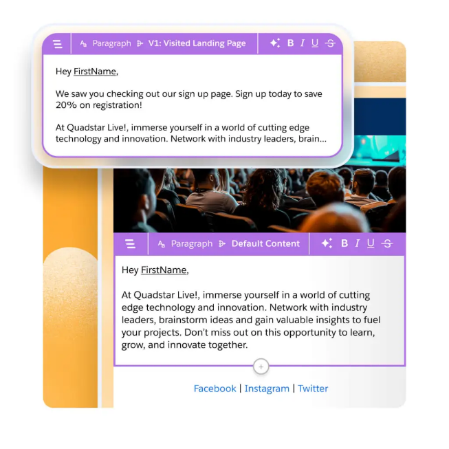 Advanced personalization 