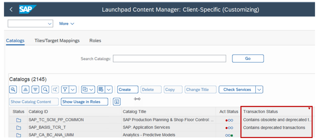 SAP Fiori  &ndash; Launchpad Content Manager