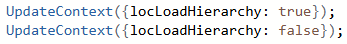 Setting the value of a variable:
