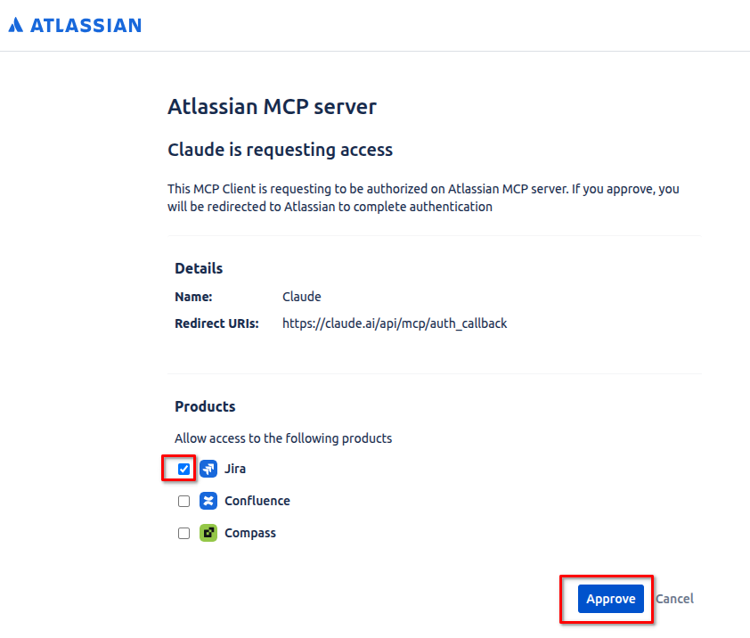 Atlassian MCP server