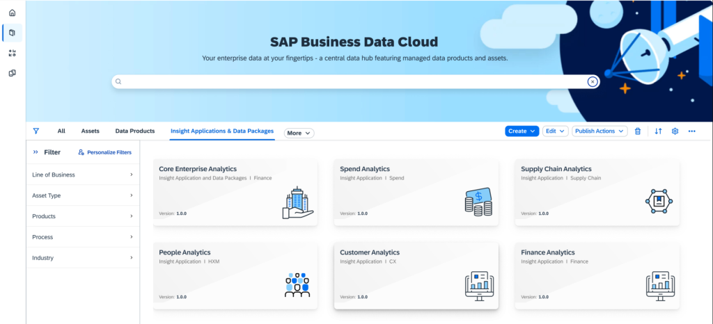 SAP Business Data Cloud Cockpit