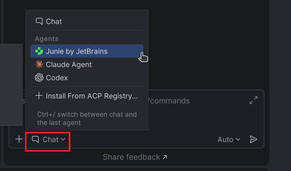 Wybranie agenta AI