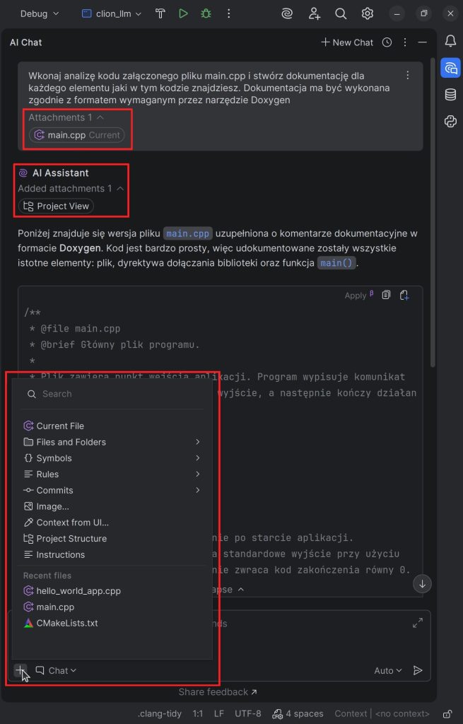 Dodawanie załącznik&oacute;w do zapytania